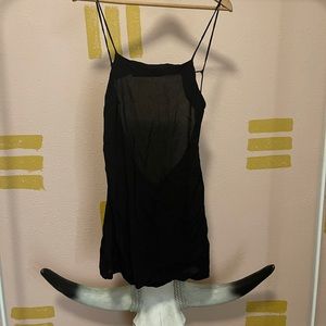 Reformation little black backless dress